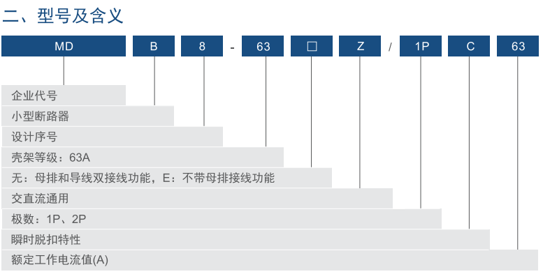 MDB8-63Z系列小型斷路器